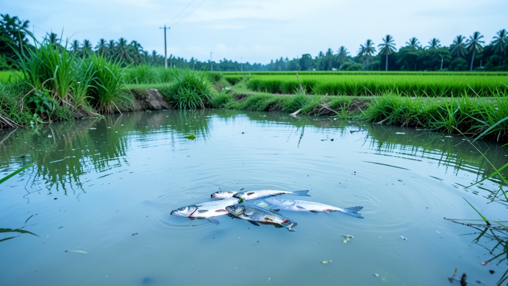 Cientos de peces muertos en el río Vinces alarman a Salitre