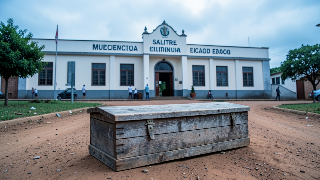 Arribó el ataúd del árbitro Juan Carlos Macías al municipio de Salitre