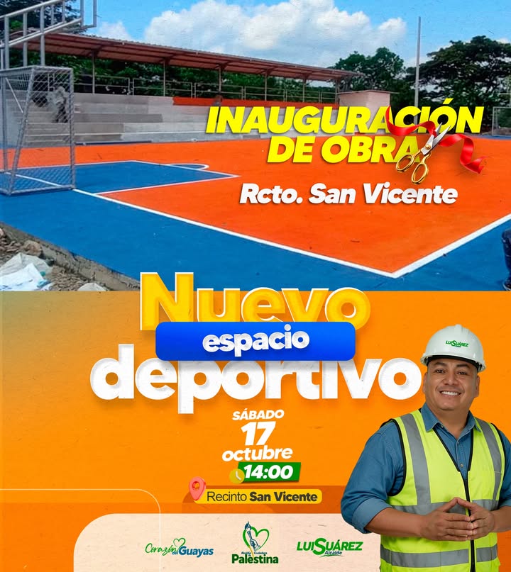 Cancha de uso múltiple abre sus puertas en San Vicente de la Librada