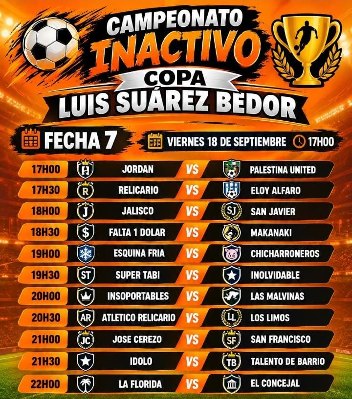 Copa Luis Suárez: Palestina se prepara para la fecha 7 del campeonato provincial