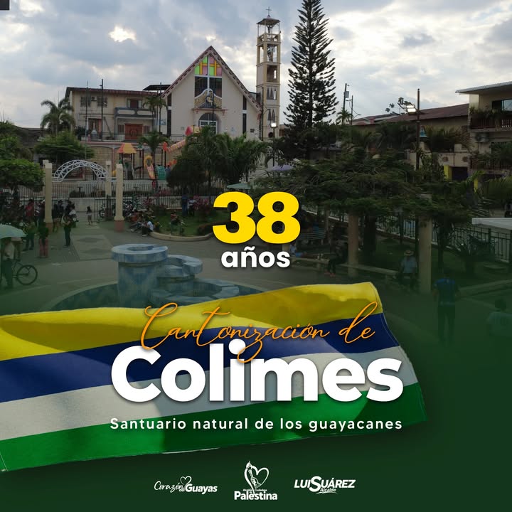 Alcaldía de Colimes rinde homenaje a Palestina por sus 38 años de cantonización
