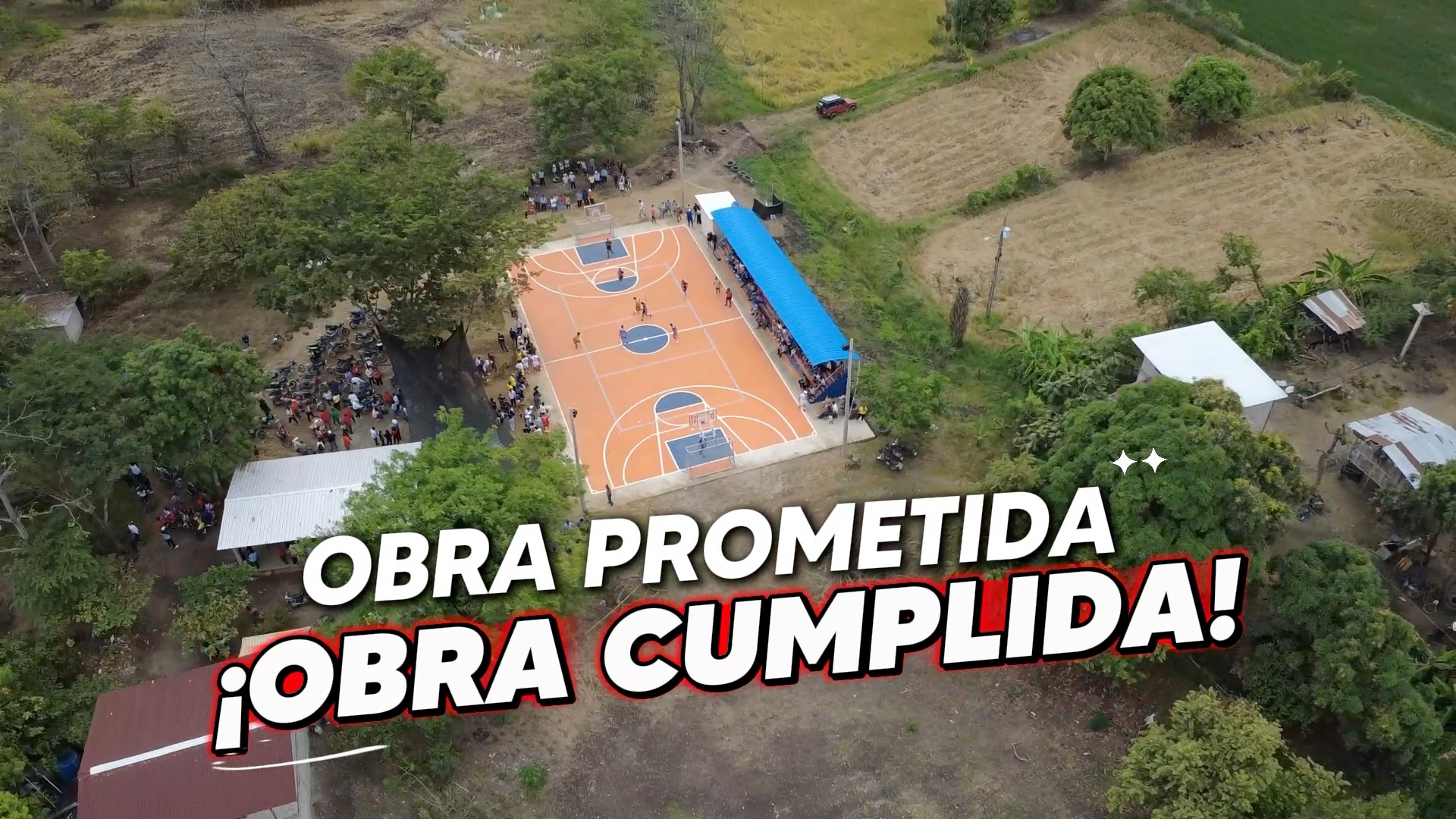 Palestina inaugura cancha deportiva en Suruche y reafirma compromiso con la zona rural